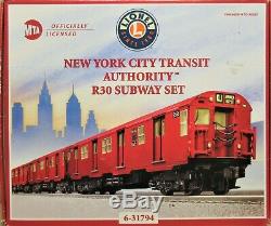 Lionel 6-31794 Legacy New York City Transit Authority R30 Subway Set O-Gauge