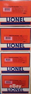 Lionel 6-39129 SF/Santa Fe Bi-Level 4-Car Aluminum Passenger Set O-Gauge USED