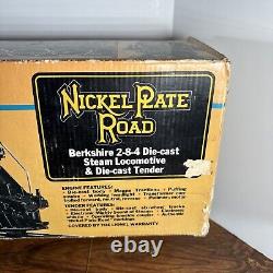 Lionel 6-8215 O Gauge Nickel Plate Road Berkshire 2-8-4 Steam Engine & Tender Lionel 6-8215 O Gauge Nickel Plate Road Berkshire 2-8-4 Steam Engine & Tender