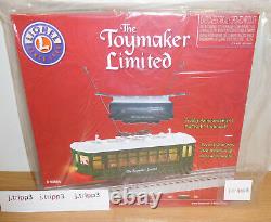 Lionel 6-83694 Christmas Toymaker Motorized Trolley Set Train O Gauge Fastrack