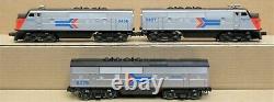 Lionel 6-8466/67/75 Amtrak F3 PH 1 ABA Power/Dummy Diesel Engine Set O-Gauge EX