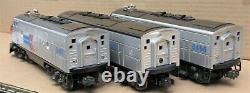 Lionel 6-8466/67/75 Amtrak F3 PH 1 ABA Power/Dummy Diesel Engine Set O-Gauge EX