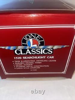 Lionel Classic Standard Gauge 1520 Searchlight Car 6-13200 Tinplate Train Nib