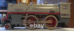 Lionel Classics 1-384-E Steam Locomotive & Whistle Tender Unique Gray with Red