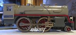 Lionel Classics 1-384-E Steam Locomotive & Whistle Tender Unique Gray with Red