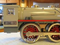 Lionel Classics 1-384-E Steam Locomotive & Whistle Tender Unique Gray with Red