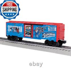Lionel DC Comics Superman 90 Years of DC O Gauge Model Train Boxcar