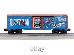 Lionel DC Comics Superman 90 Years of DC O Gauge Model Train Boxcar