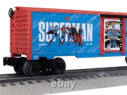 Lionel DC Comics Superman 90 Years of DC O Gauge Model Train Boxcar
