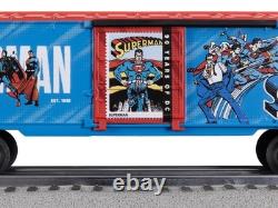 Lionel DC Comics Superman 90 Years of DC O Gauge Model Train Boxcar