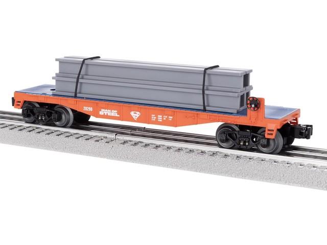 Lionel Dc Comics Superman Flatcar, O Gauge Model Train Car