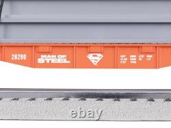 Lionel Dc Comics Superman Flatcar O Gauge Model Train Car Removable Steel Beams