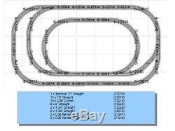 Lionel Fastrack Remote 8 Ball In The Side Pocket Layout Track Pack 5x9' O Gauge