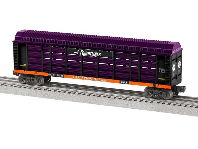Lionel Halloween Frightliner O Gauge Model Train Auto Rack 2428180