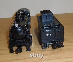 Lionel Lines 11178 0-8-0 Black Steam Engine Locomotive #246 Train Tender O Gauge