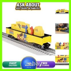 Lionel Mattel Rock Em Sock Em Robots O Gauge Model Train Chasing Gondola Car
