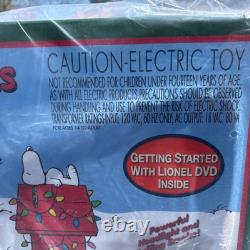 Lionel Merry Christmas Charlie Brown Peanuts Ready To Run O Gauge Train 6-30193 Lionel Merry Christmas Charlie Brown Peanuts Ready To Run O Gauge Train 6-30193