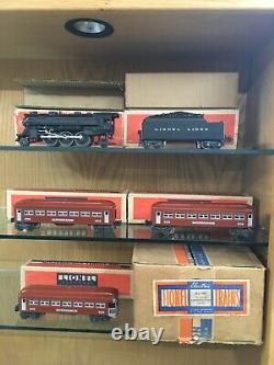 Lionel O Gauge 140W Set with224E Loco, 2224W, 2 x 2642 & 2643 withOBSB c. 1941