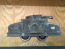 Lionel O Gauge 203 Armored Locomotive from 1917 Motor Runs