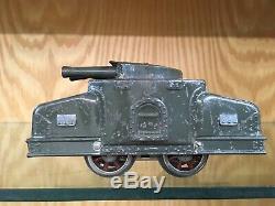 Lionel O Gauge 203 Armored Locomotive from 1917 Motor Runs