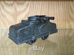 Lionel O Gauge 203 Armored Locomotive from 1917 Motor Runs