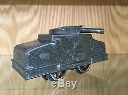 Lionel O Gauge 203 Armored Locomotive from 1917 Motor Runs