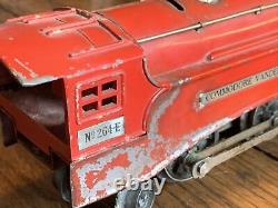 Lionel O Gauge 264E Red Commodore Vanderbilt Locomotive