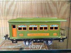 Lionel O Gauge 294 Set with 252 Loco, 2 x 529 Pullman and 530 Obs c. 1928 with SB