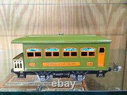 Lionel O Gauge 294 Set with 252 Loco, 2 x 529 Pullman and 530 Obs c. 1928 with SB