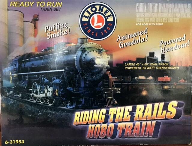 Lionel O Gauge 6-31953 Riding The Rails Hobo Train Set Complete
