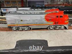 Lionel O Gauge F3 A-B-A Santa Fe 2343A, 2343B, 2343C