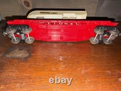Lionel O Gauge Model Train Flat Car With Remco Duck Boat 6807 Fighting Lady