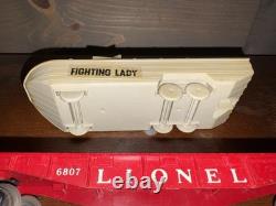 Lionel O Gauge Model Train Flat Car With Remco Duck Boat 6807 Fighting Lady