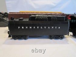 Lionel O Gauge Toy Trains #8632 Steam Engine Locomotive Freight Car Set + Tracks