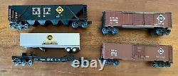 Lionel O Gauge Trains FlatCars with Truck, Tanks, BoxCars, Cabooses Lot of 13