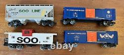 Lionel O Gauge Trains FlatCars with Truck, Tanks, BoxCars, Cabooses Lot of 13
