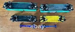 Lionel O Gauge Trains FlatCars with cars, BoxCars, Cabooses, Hoppers + Lot of 18