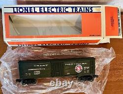 Lionel O Gauge Trains Great Northern Reefer, Coal, Tank, Caboose Lot of 8 Mint