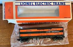 Lionel O Gauge Trains Great Northern Reefer, Coal, Tank, Caboose Lot of 8 Mint