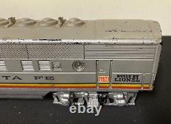 Lionel Postwar O Gauge 2333 Santa Fe AA Diesel Locomotive Powered Dummy Train