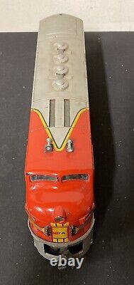 Lionel Postwar O Gauge 2333 Santa Fe AA Diesel Locomotive Powered Dummy Train