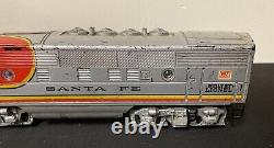 Lionel Postwar O Gauge 2333 Santa Fe AA Diesel Locomotive Powered Dummy Train