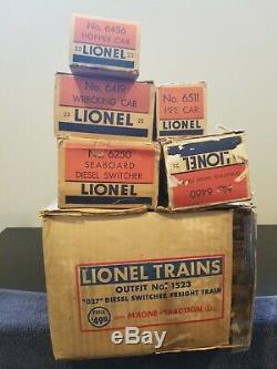 Lionel Postwar O Gauge Freight Set No. 1523 with Original Boxes
