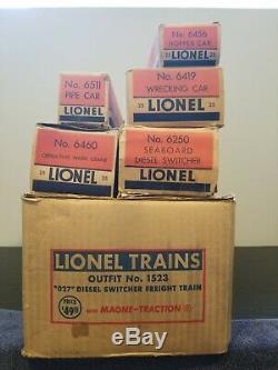 Lionel Postwar O Gauge Freight Set No. 1523 with Original Boxes