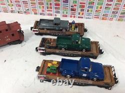 Lionel Postwar Set 1655 Steam Engine 4 Freight Cars O Gauge / 027