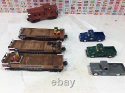 Lionel Postwar Set 1655 Steam Engine 4 Freight Cars O Gauge / 027