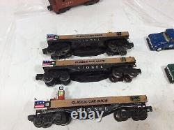 Lionel Postwar Set 1655 Steam Engine 4 Freight Cars O Gauge / 027