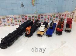 Lionel Postwar Set 1655 Steam Engine 5 Freight Cars O Gauge / 027