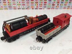 Lionel Postwar Set 1655 Steam Engine 5 Freight Cars O Gauge / 027