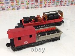 Lionel Postwar Set 1655 Steam Engine 5 Freight Cars O Gauge / 027